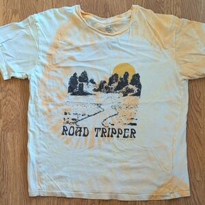 Pura Vida Road Tripper Tee - Yellow and Black